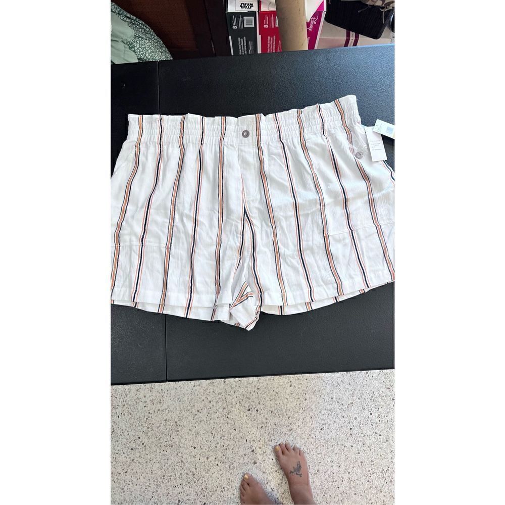 JESSICA SIMPSON WOMEN'S MARYLYNN MOXI STRIPE SHORTS SZ 3X NEW P1-95